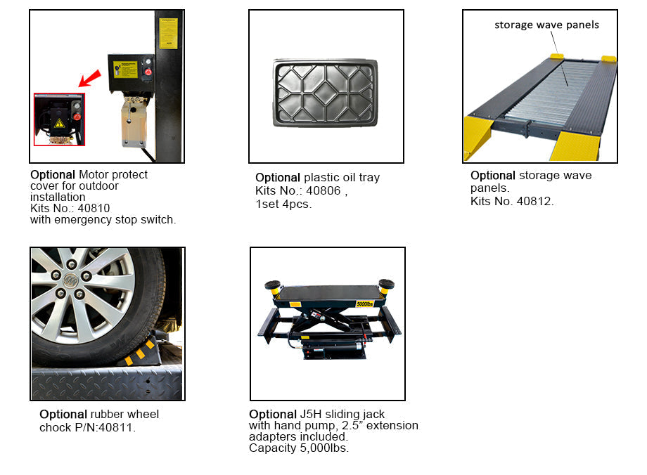 AMGO 409-DP Double Parking Four Post Lift