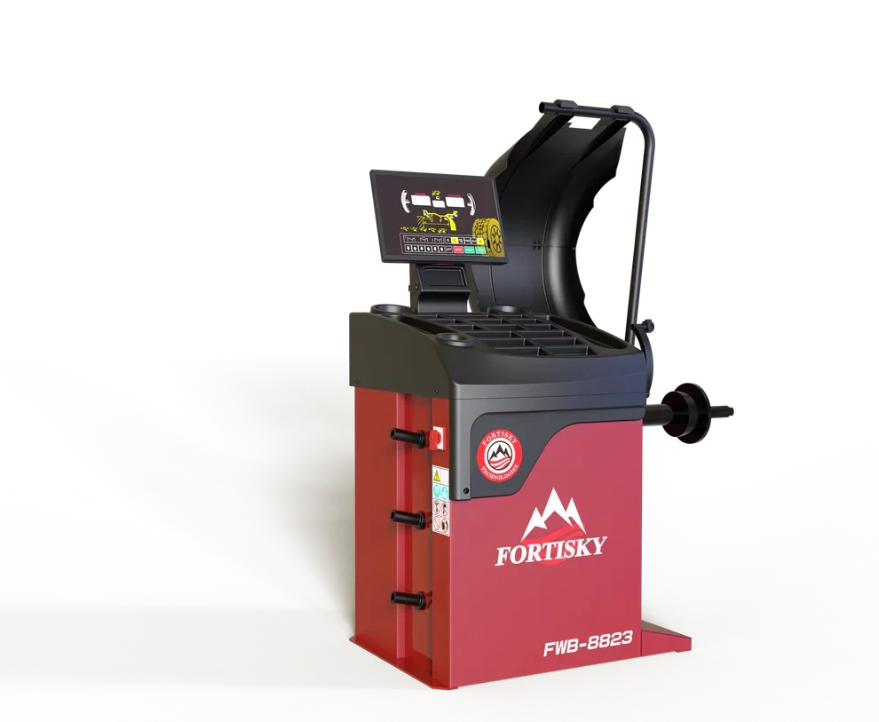 Fortisky T8-8823 Leverless Center Post Tire Changer Fully Automatic Combo
