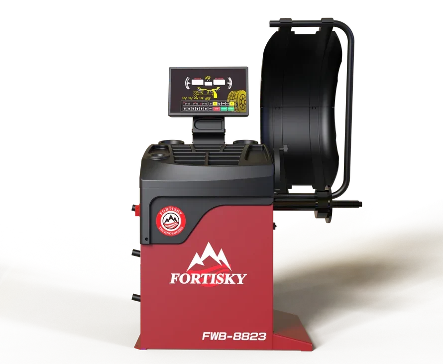 Fortisky T8-8823 Leverless Center Post Tire Changer Fully Automatic Combo
