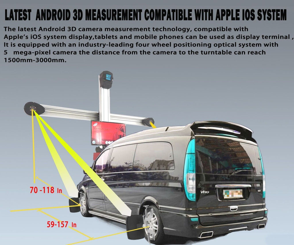 KATOOL KT-AV9 Fully Automatic 3D Wheel Alignment Machine