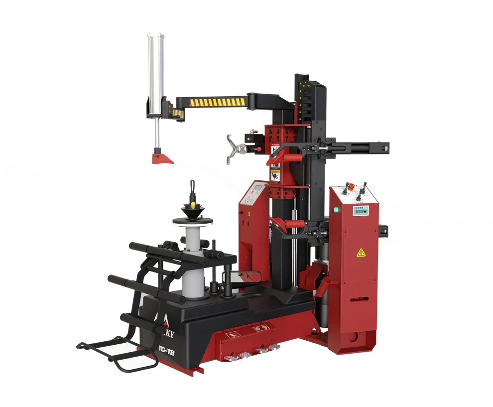 Fortisky FTC-T8 Leverless Center Post Tire Changer - Fully Automatic