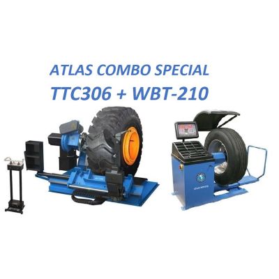 Atlas Equipment TC306 Tire Changer + WBT210 Wheel Balancer Combo