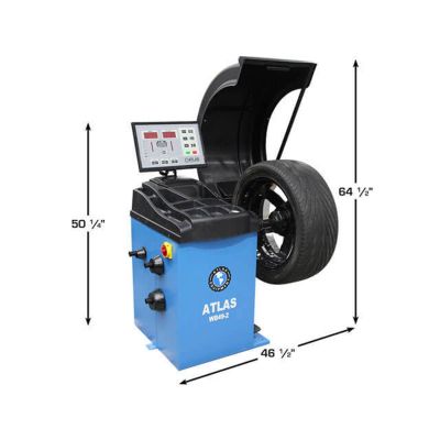 Atlas TC755 Rim Clamp Tire Changer + WB49-2 Wheel Balancer Combo