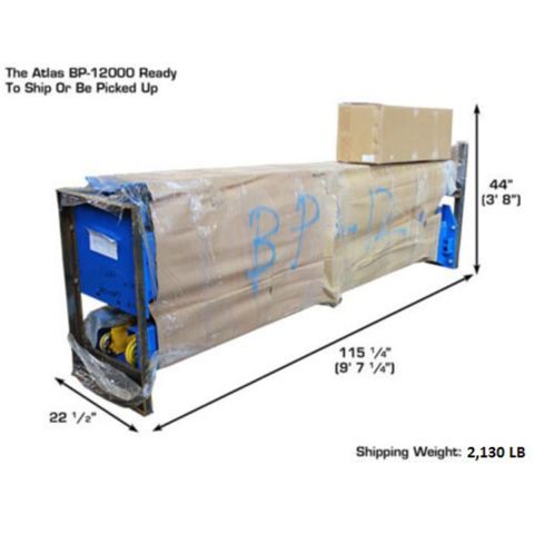 Atlas BP12000X 12K Commercial Grade Baseplate Two Post Lift