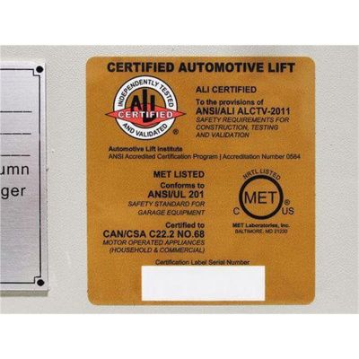 Atlas 4034BC ALI Certified 74,000 lb. Capacity Battery Powered Mobile Column Lift System